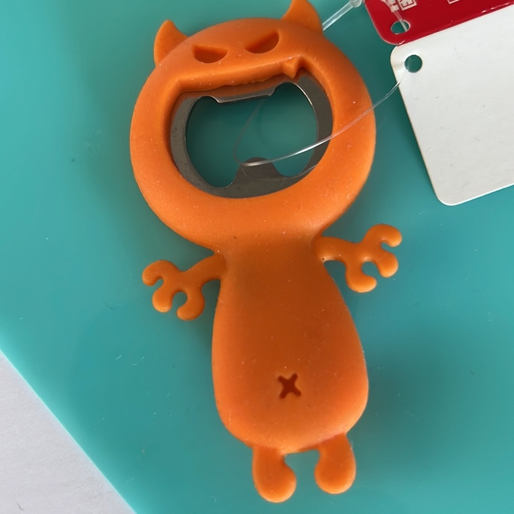 🆕 NEW Little Monster Bottle Opener (Orange)